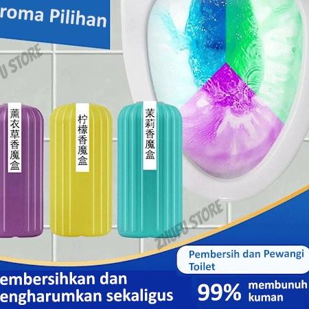 KODE-FT28 Toilet Cleaner Otomatis 200 Gram Pembersih Closet Penyegar Kloset Automatic Magic Flush Pengharum Ruangan Pewangi Kamar Mandi Blue Bear Biru Karbol Anti Kerak Bau WC Duduk Jongkok Bisa COD Tahan 2 Bulan [NAR]