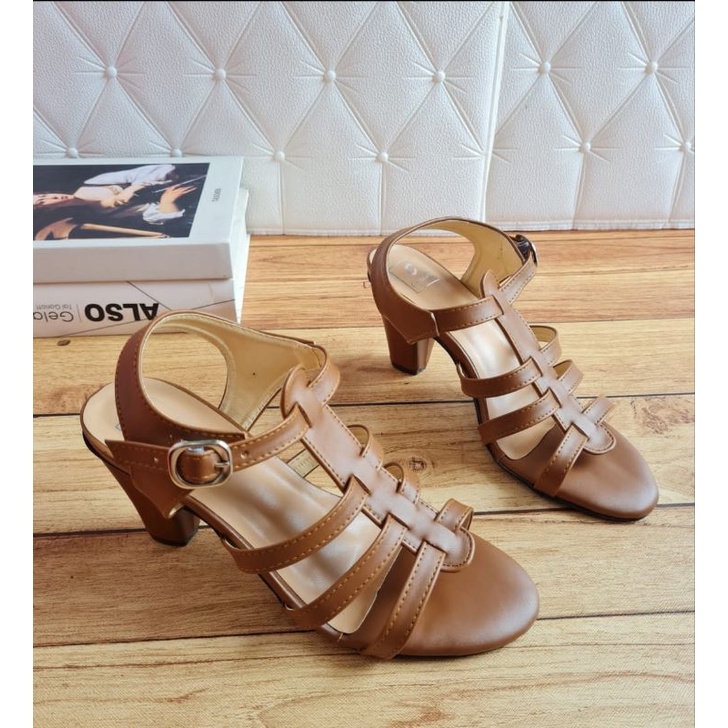 ABBUSHOES Yf 28 sendal hak tahu keronjo mahira 7cm