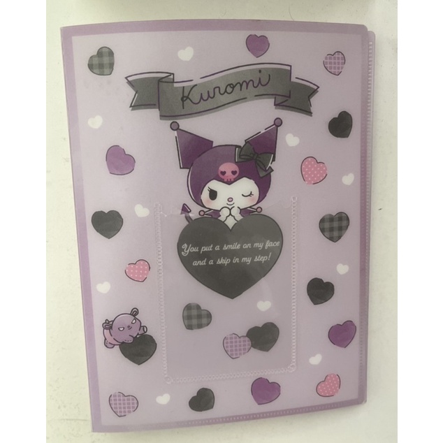 sanrio collect book kolbuk binder 4p kuromi