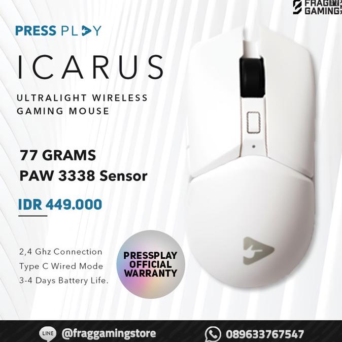 Pressplay Icarus / Press Play Icarus Ultralight Wireless Gaming Mouse