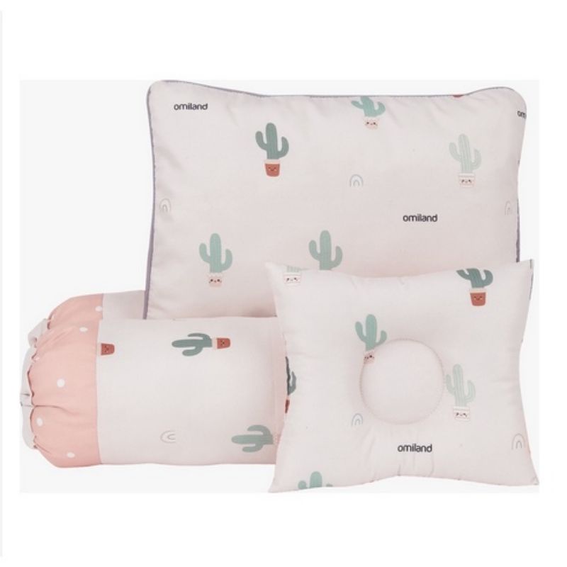 Omiland OB3722 Bantal Peang Guling Set - Cactus Series