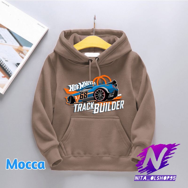 hoodie sweater anak hot wheels