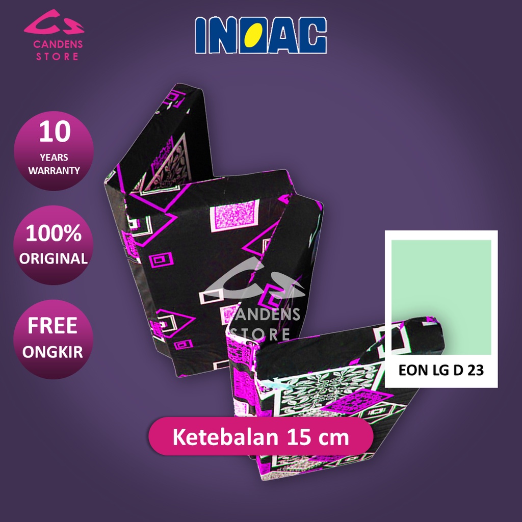 Kasur Busa LIPAT 4 INOAC EON LG D23 ukuran 200x100x15 cm Garansi 10 TAHUN ORIGINAL KASUR BUSA KASUR 