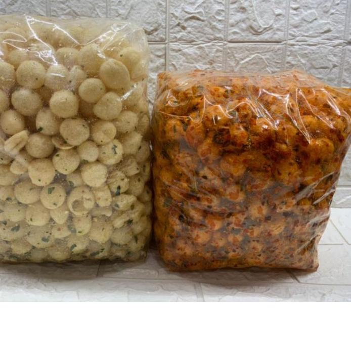 

■■■ Cimol kering Emplod Pedas Asin Endog lewo kemasan 1kg