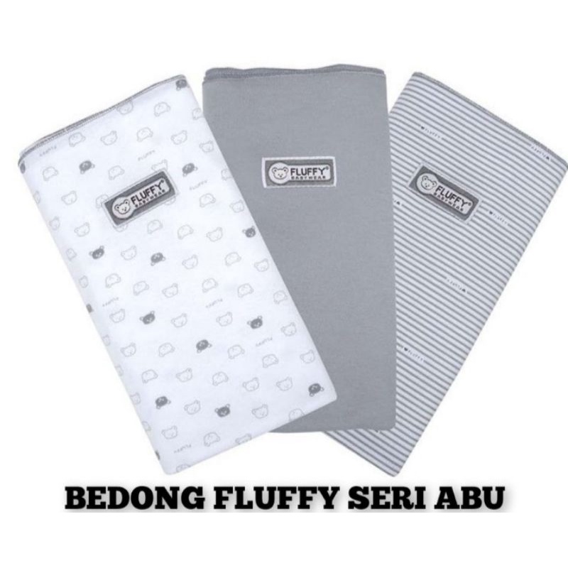 FLUFFY BABYWEAR | BEDONG BAYI 3 PCS NEWBORN ANAK 0 - 3 BULAN \ 3 - 5 KG \ 90 x 110 cm