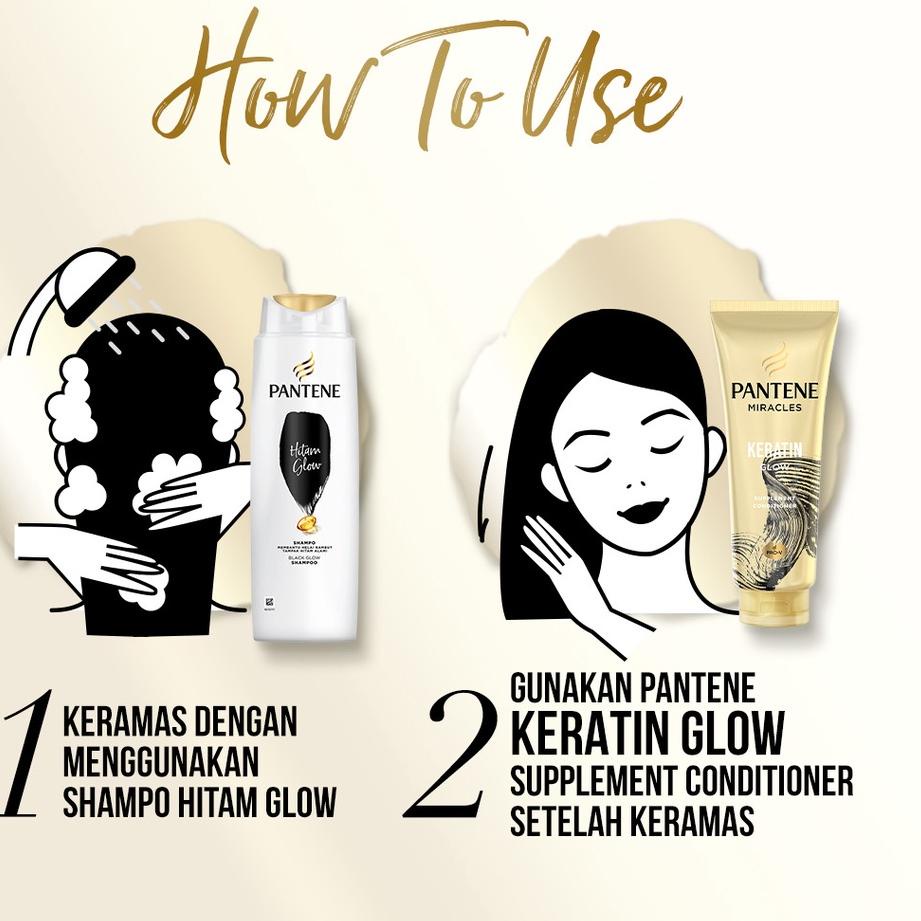 Jual Cuma Di Sini Pantene Conditioner Miracles Keratin Glow Daily Hair Supplement Ml X