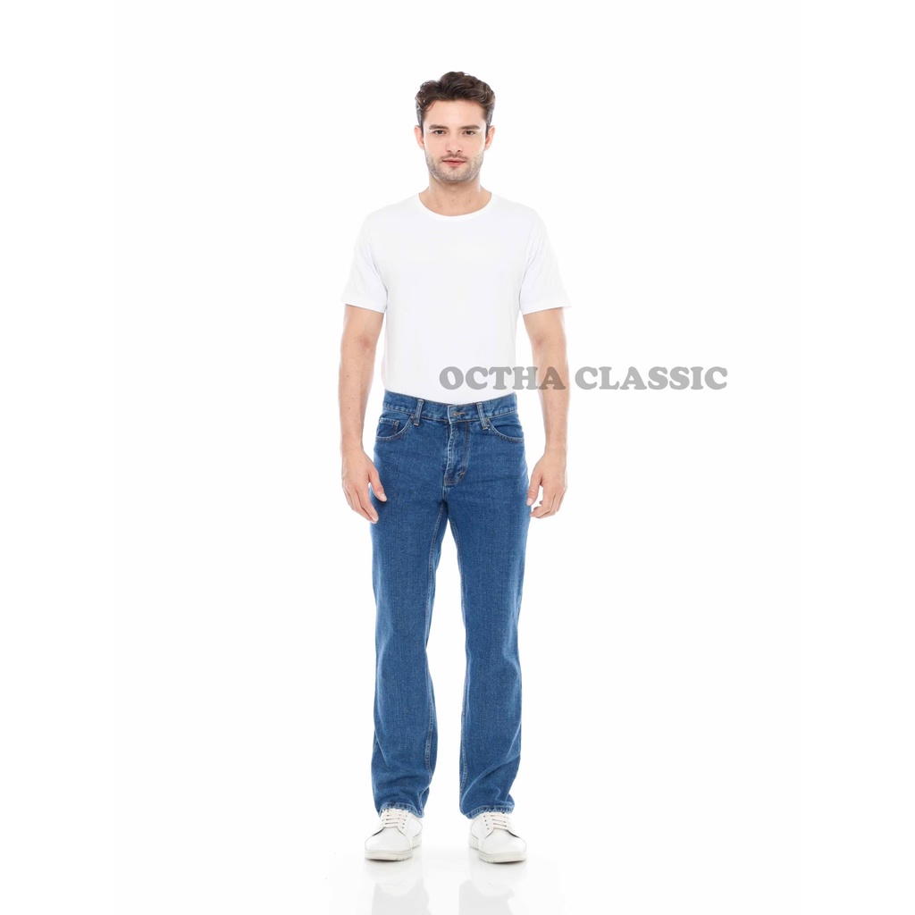 Celana jeans pria panjang standart / jeans reguler pria - basic celana panjang jeans- Distro Jeans