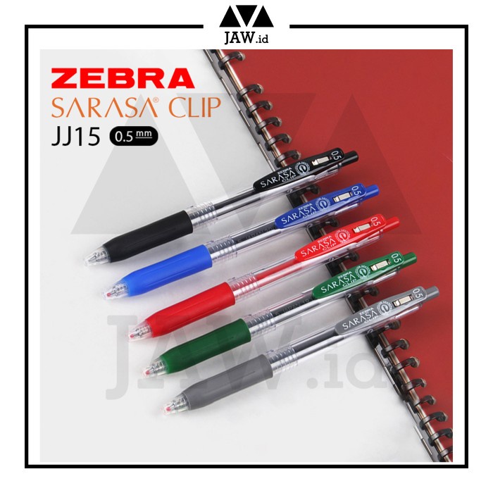 JAW.id Pulpen Gel ZEBRA Sarasa Clip Zebra 0,5