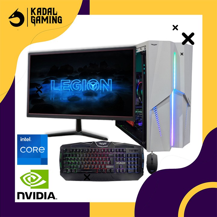 PC GAMING INTEL CORE I3 4130 VGA NVIDIA 8GB RAM FULLSET SIAP PAKAI