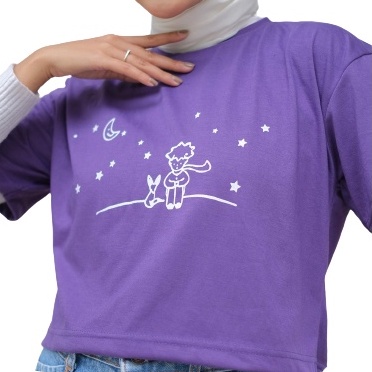 TokoMilkan - STARSTREWN Kaos Crop Top Wanita / Kaos crop CEWEK