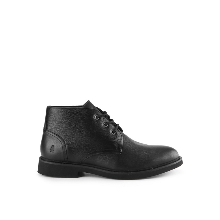 HM012 SEPATU BOOT KULIT HUSH PUPPIES PRIA KERJA KANTOR BRANDED ORIGINAL HITAM