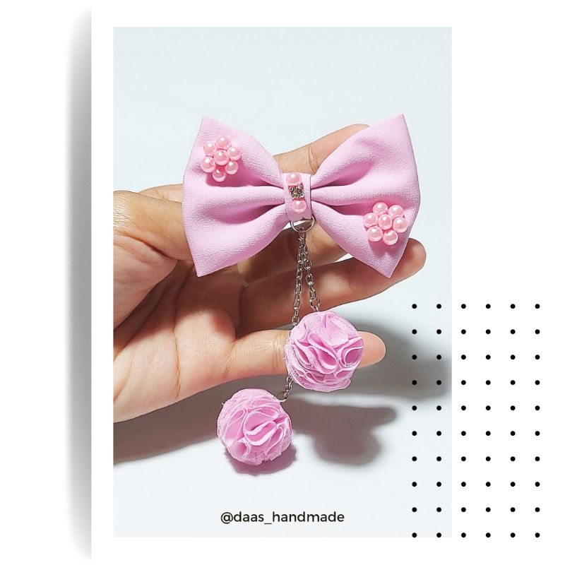 [Bros Pita Pom pom]Bros Hijab handmade/Bros Kain/Bros Bunga/Pin Hijab/Aksesoris Hijab/Bros Souvenir