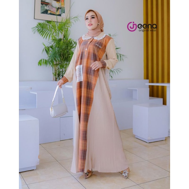 SALE JEENA Marwah dress | gamis Jeena | dress JEENA style | baju Jeena promo