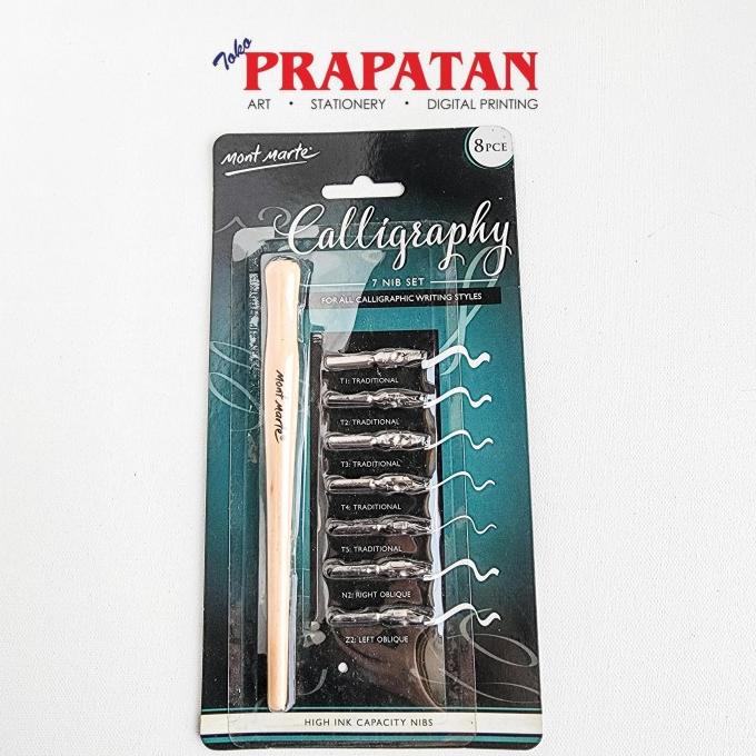

DISKON MONT MARTE CALLIGRAPHY 7 NIB SET / PENA KALIGRAFI BERKUALITAS