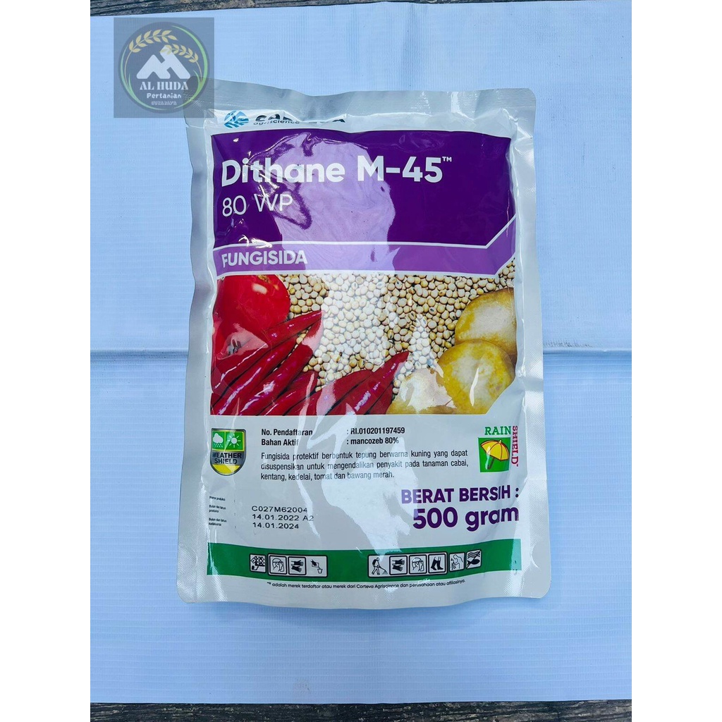 fungisida dow dithane M45 80wp 500g alhuda