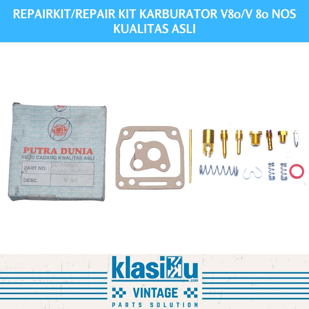 Repairkit/Repair Kit Karburator V80/V 80 Nos Kualitas Asli