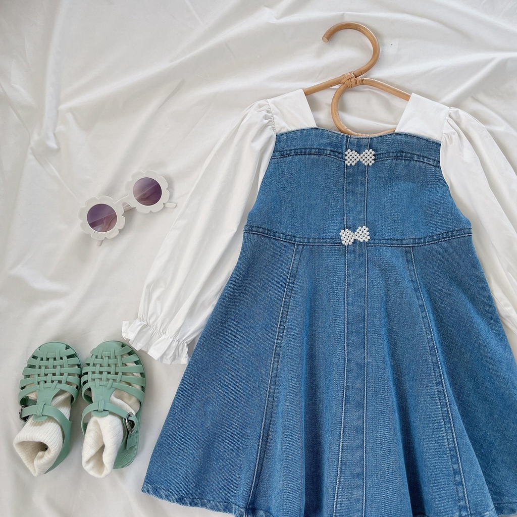 2-6thn | DRESS ANAK KOREA PESTA ELEGAN FORMAL PEREMPUAN MDD MD