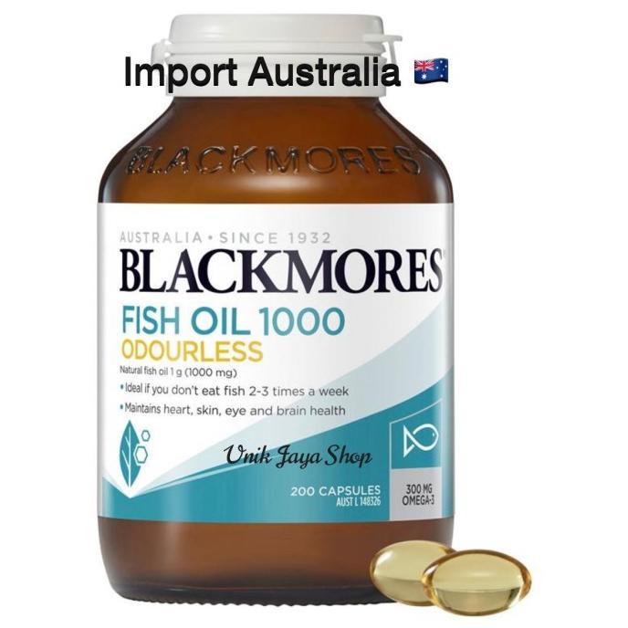 Blackmores Odourless Fish Oil 1000mg Omega-3