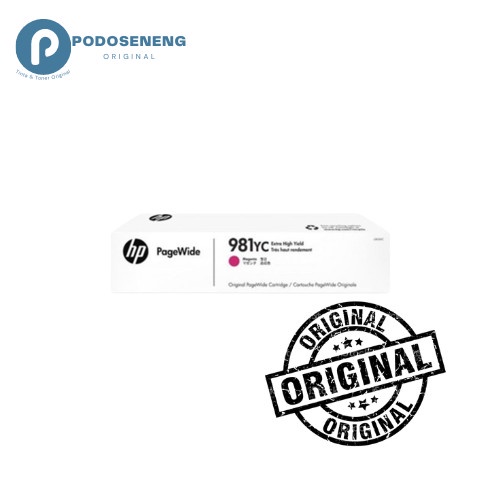 Tinta HP 981 YC Magenta Extra High Yield = HP PageWide E55650 | E58650