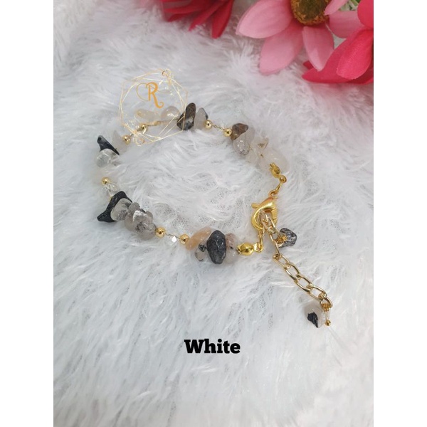 Rayyan Gelang BatuAlam / Gelang Batu Kerikil / Stone Bracelet / Gelang Batu Wanita