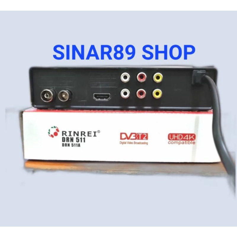 STB Set Top Box RINREI DRN511A DVB T2 TV Digital