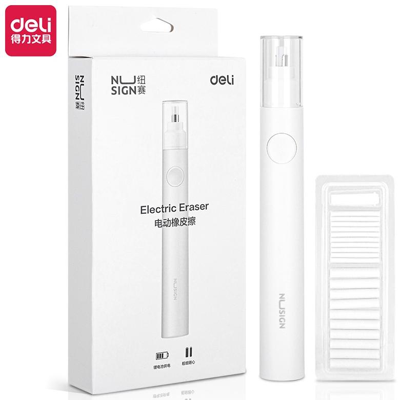 

DELI NUSIGN ELECTRIC ERASER / PENGHAPUS ELEKTRIK TANPA BATERAI DENGAN REFILL 20PCS NS152 TERLARISS...,,,,,