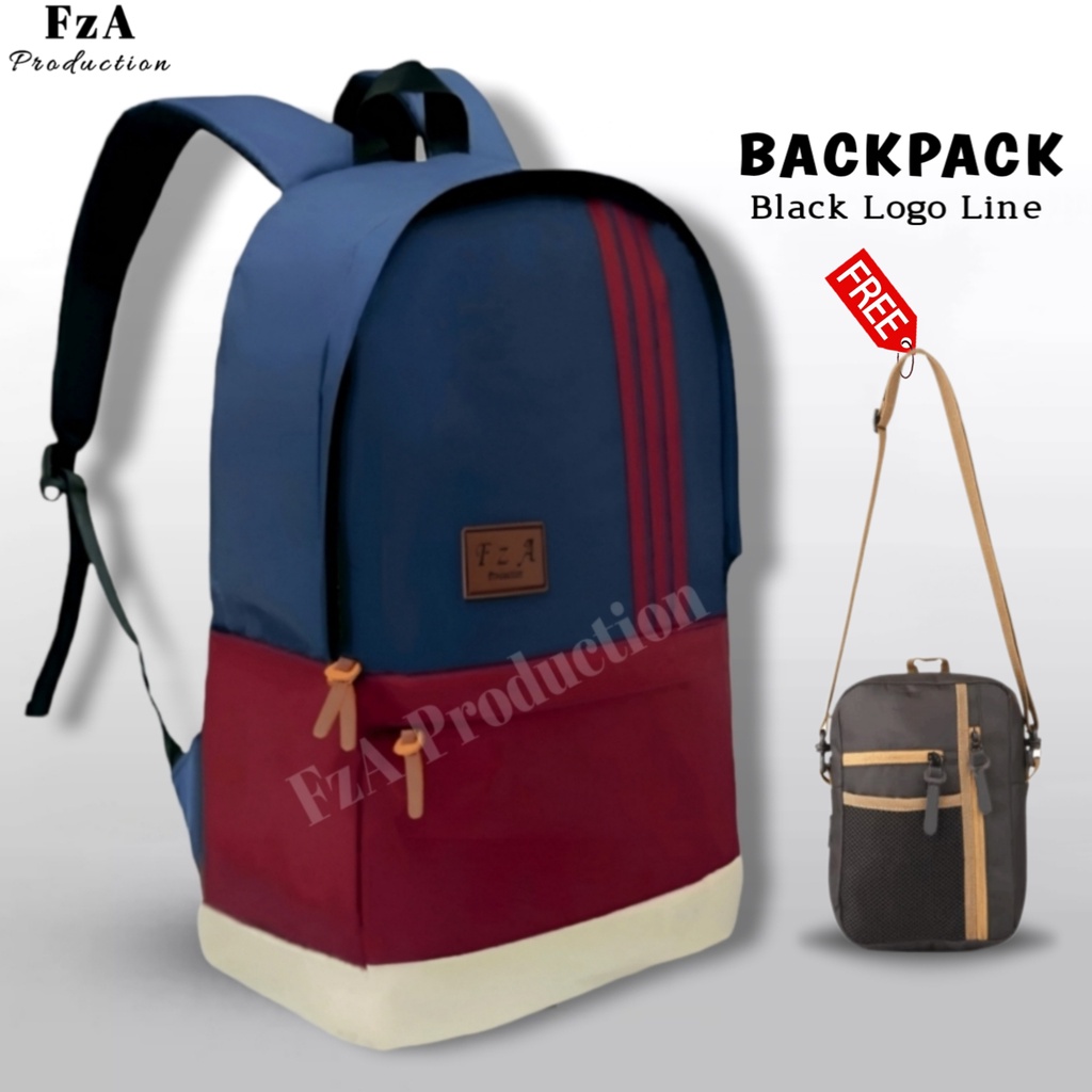 Big Promo..Tas Ransel Punggung Distro Casual Pria Wanita / Tas Ransel Laptop Sekolah Kuliah Bacpack Distro Original - FzA