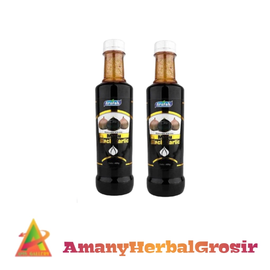 

Madu Bawang Lanang - Madu Black Garlic Arafah 460Gram Original |GROSIR