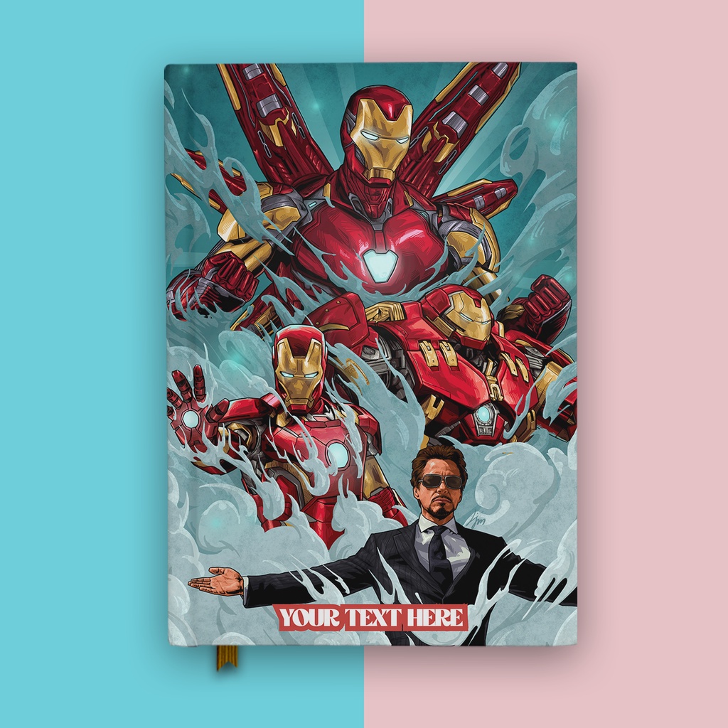 

Buku Catatan Iron Man 3 Marvel Superhero Hardcover Agenda Diary Notebook Planner Jurnal Custom A5 A6