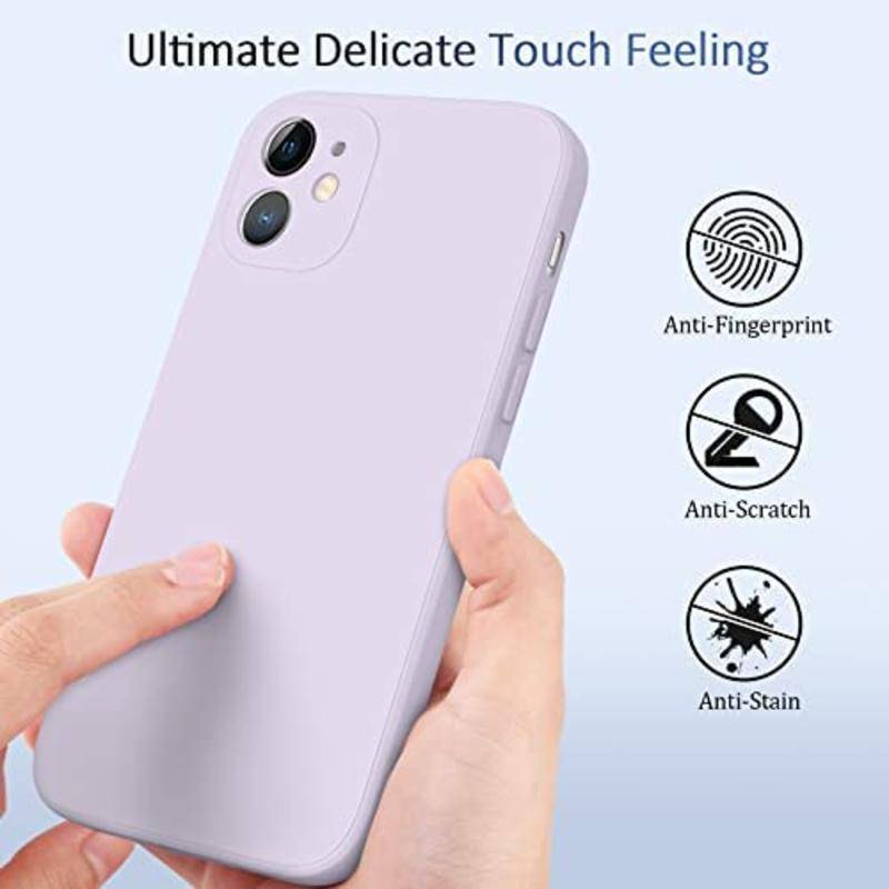 IPHONE Untuk Iphone14 13 12 11 Pro Max Plus Slim Silikon Cair Full Tertutup Soft Gel Karet Cover Untuk iPhone13 iPhone11