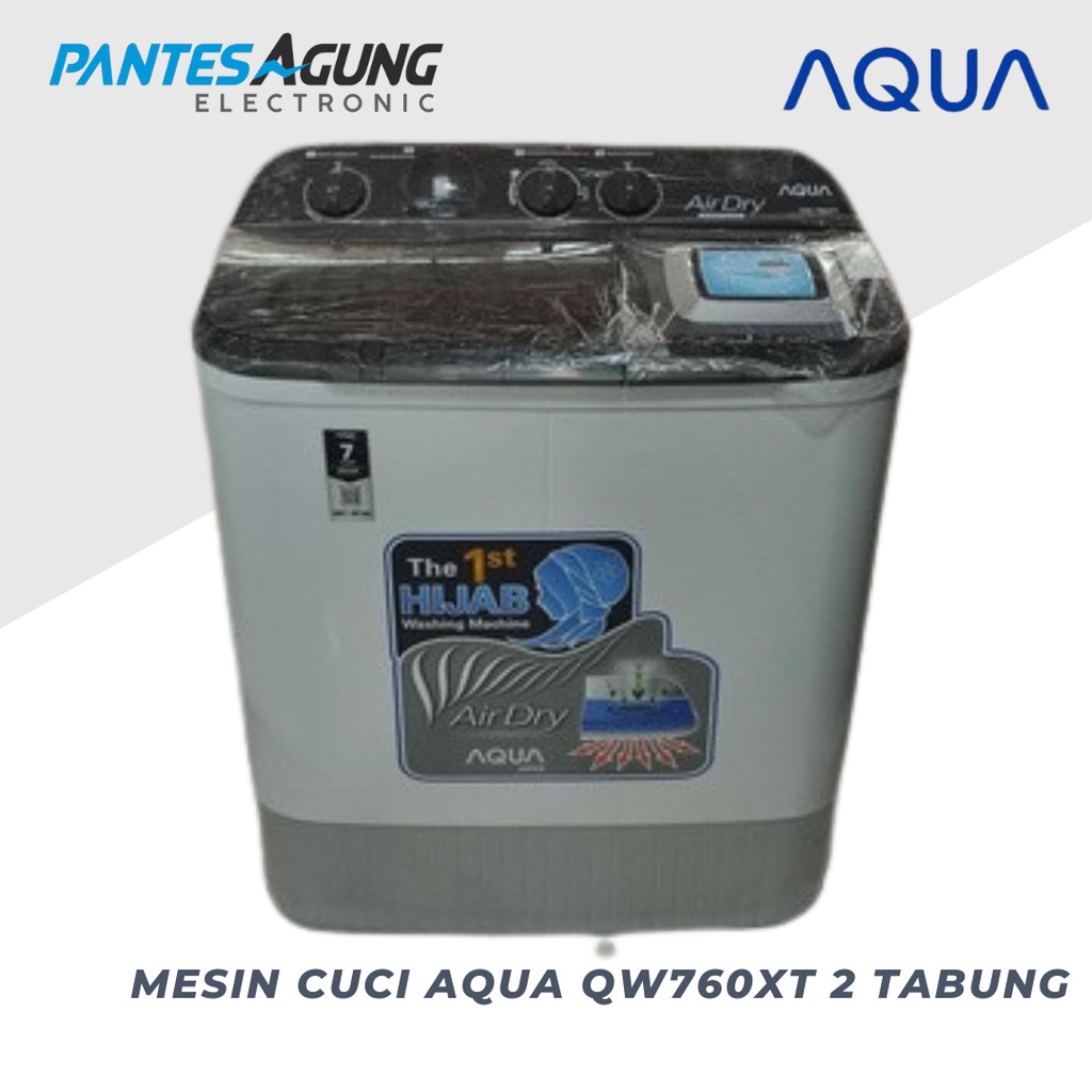 MESIN CUCI AQUA QW760XT 2 TABUNG