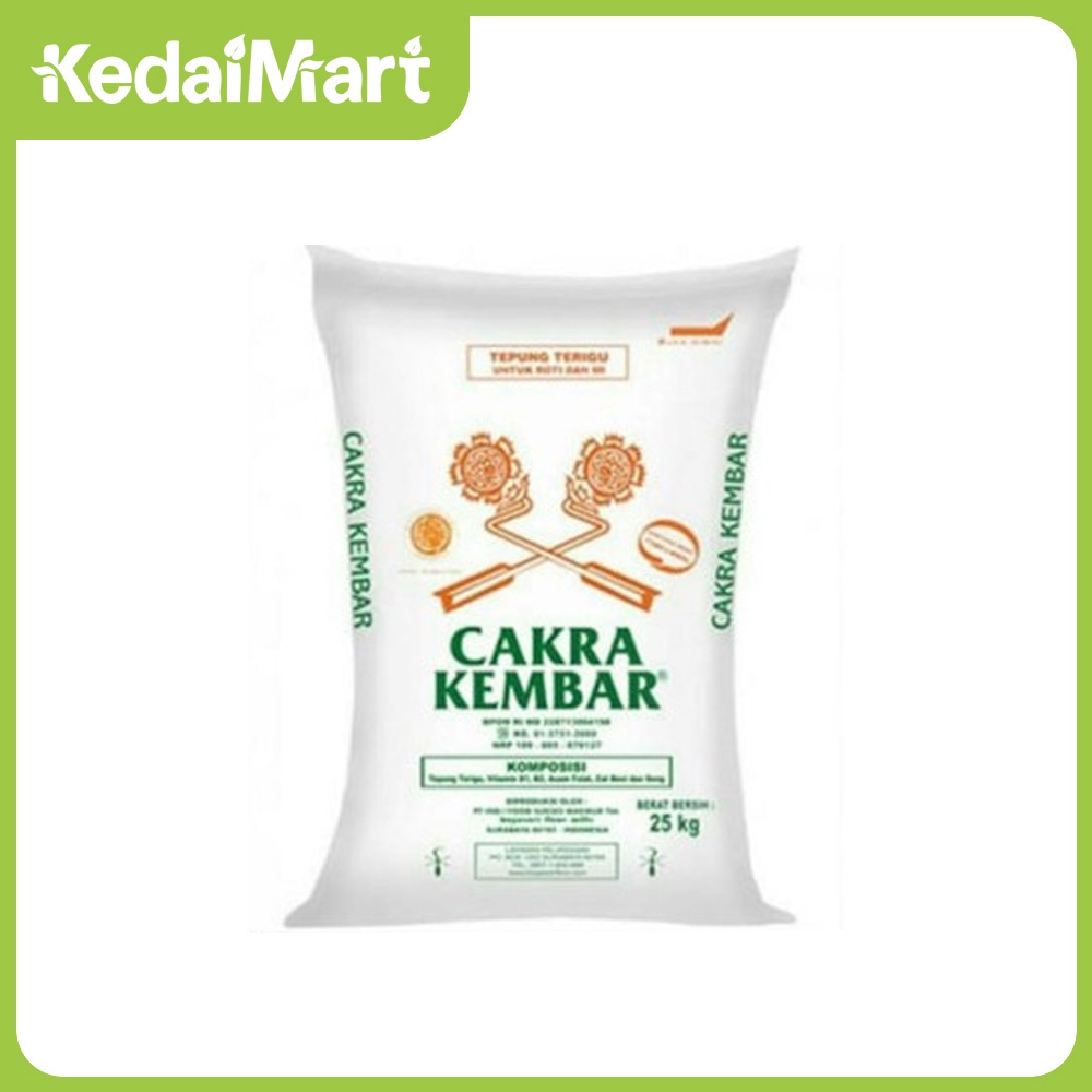 

Tepung Terigu Cakra Kembar 25 Kg