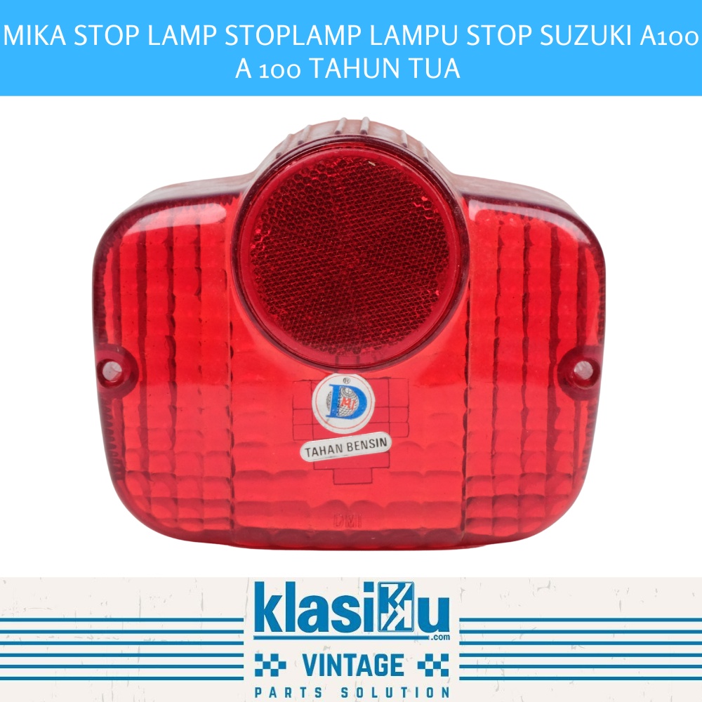 Mika Stop Lamp Stoplamp Lampu Stop Suzuki A100 A 100 Tahun Tua New Old Stock