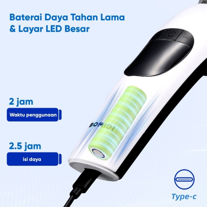 BOMIDI LC1 Hair Clipper Shaver Portable Alat Mesin Cukur Potong Rambut Elektrik