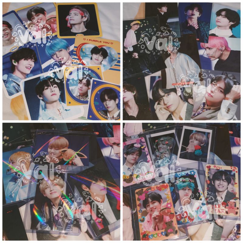 photocard fansite taehyung nuna v hologram
