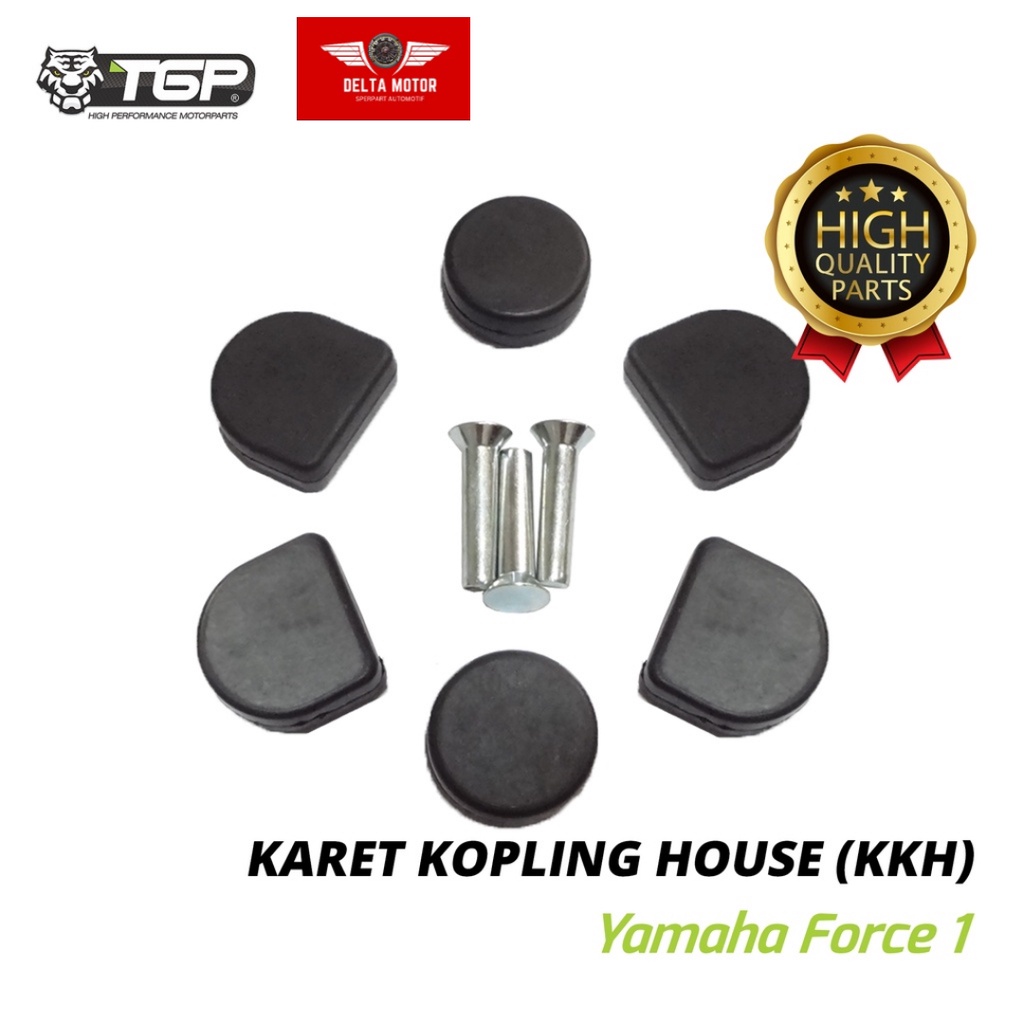 Dumper Karet Rumah Kopling Tgp Set Plus Paku Force 1 F1zr Alfa Sigma