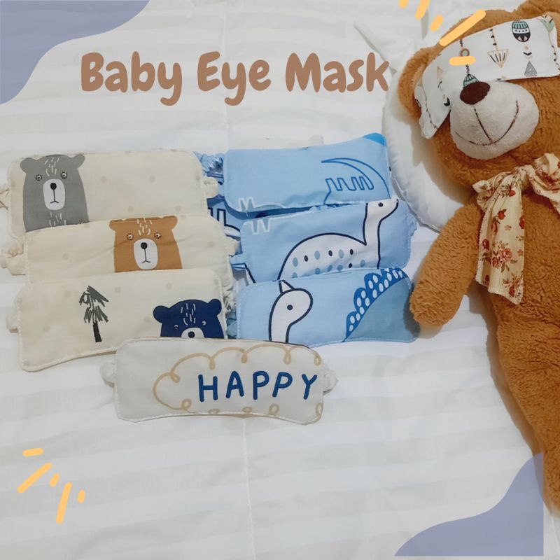 baby eye mask /Kaca mata Jemur bayi/ Penutup mata tidur