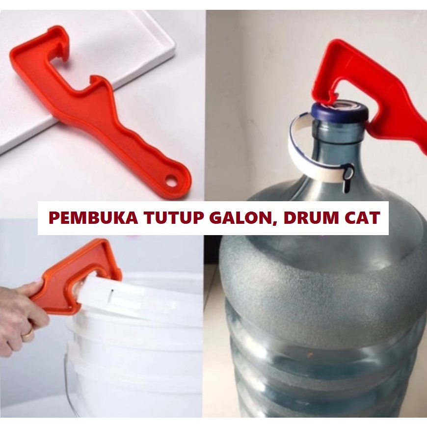 Jual Alat Pembuka Tutup Galon Kaleng Cat Serbaguna Drum Cat Ember Cat Alat Buka Tutup Air 0933