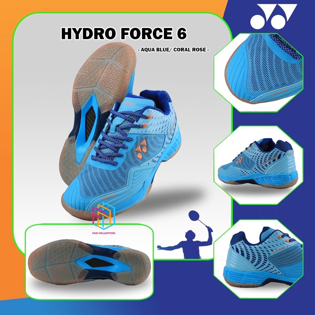 NEW YONEX HYDROFORCE 6 SEPATU BADMINTON ORIGINAL