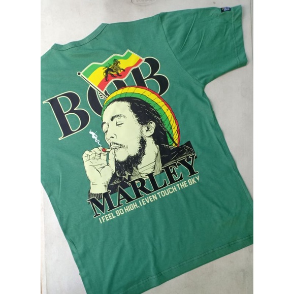kaos bob marley baju reggae rege jamaika original