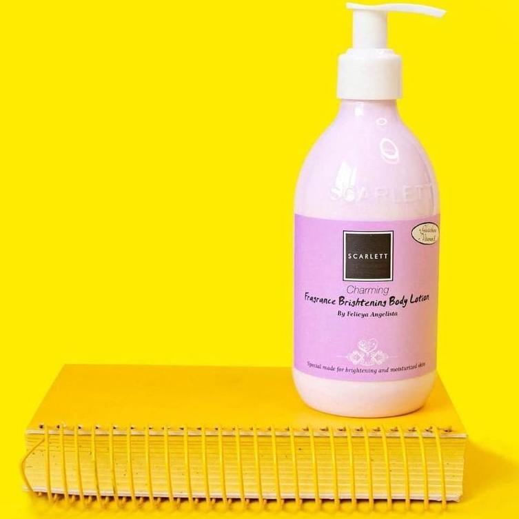 <V-2R㊚> ORI 100% SCARLET WHITENING HAND BODY LOTION BY FELICYA ANGELISTA [ORIGINAL BPOM] HENBODY HEN