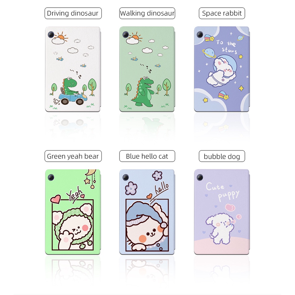 Casing Untuk Huawei MatePad 10.4 SE (2022) AGS5-L09 AGS5-W09 Mate Pad SE 10.4-inci Fashion Pola Lucu Kartun Anime Tablet Pelindung Case PU Leather Flip Book Stand Cover