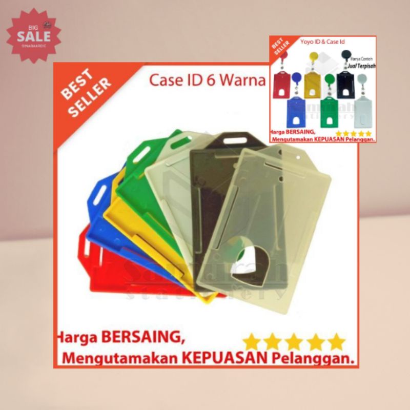 

Hard Case ID Card Holder / Casing Tempat Kartu Nama Anggota - Identitas Per Pack Isi 5 Pcs(ORIGINAL PRODUK)