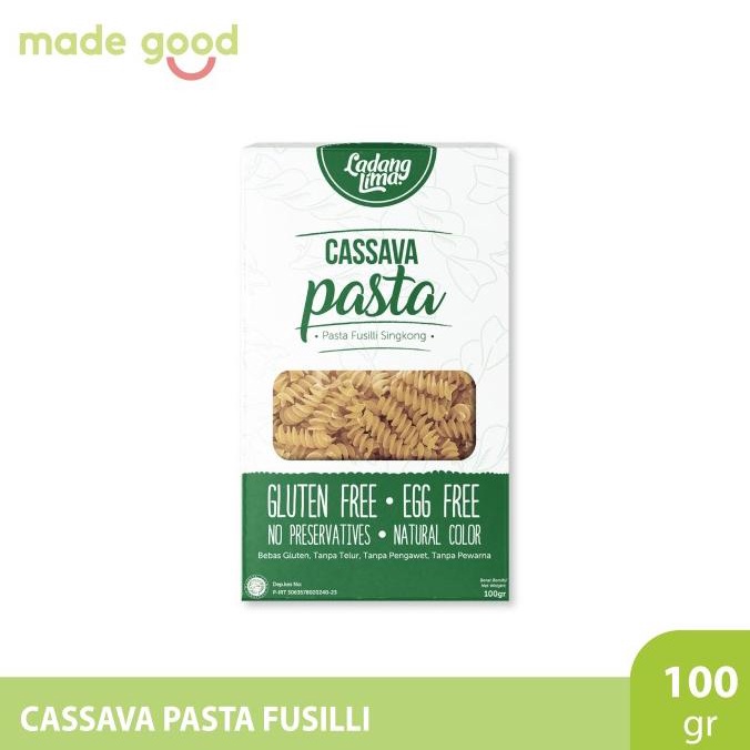 

Pasta Mac n Cheese Cassava Singkong, Keju 115 gram - Ladang Lima