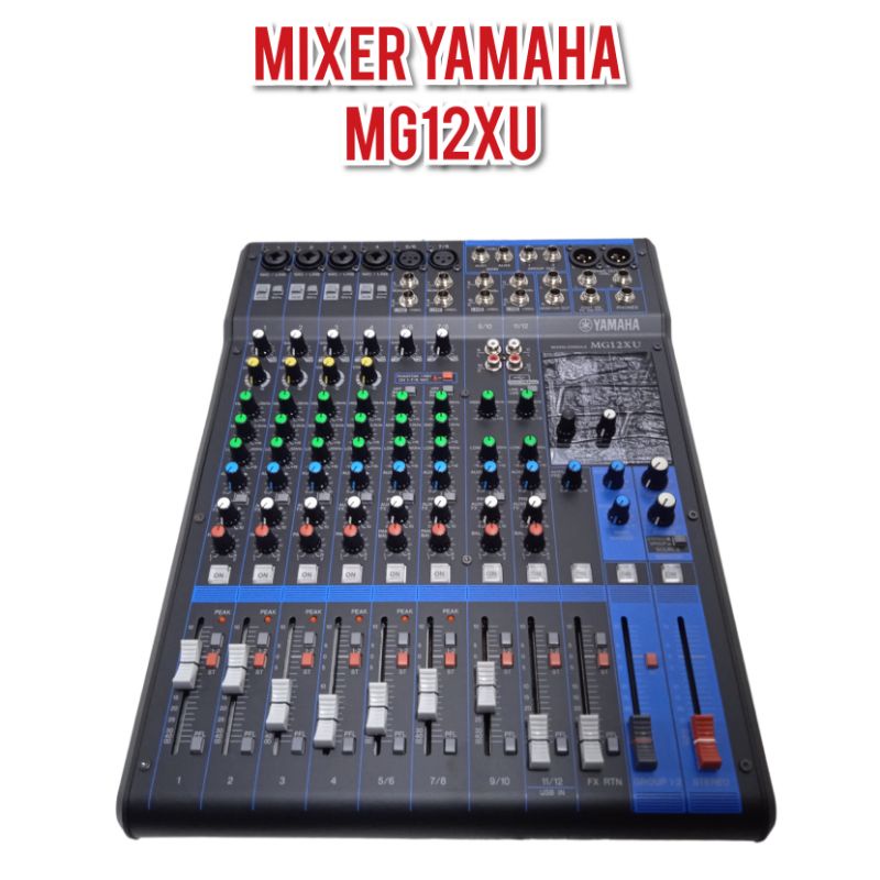 Mixer Audio Yamaha MG12XU Original Yamaha MG 12XU