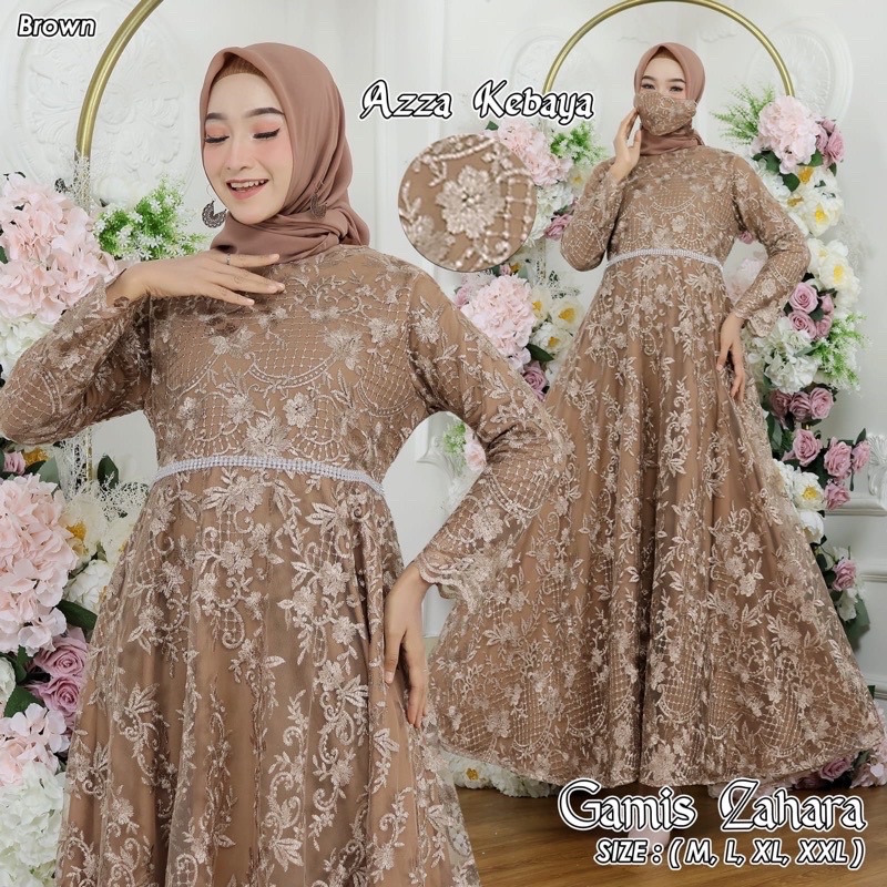 (Bayar di tempat ) Gamis Ria Ricis - Gamis Modern - Gamis kebaya Modern - Gamis kondangan - Gamis terbaru - kebaya Gamis