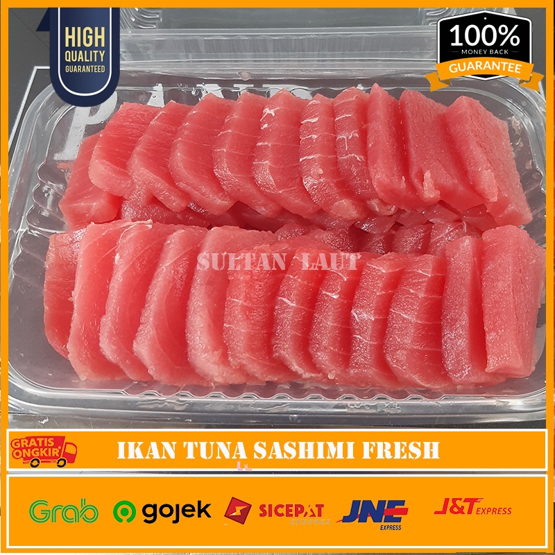 Jual Ikan Tuna Fillet Sashimi Grade 250 Gr Tuna Sashimi Siap