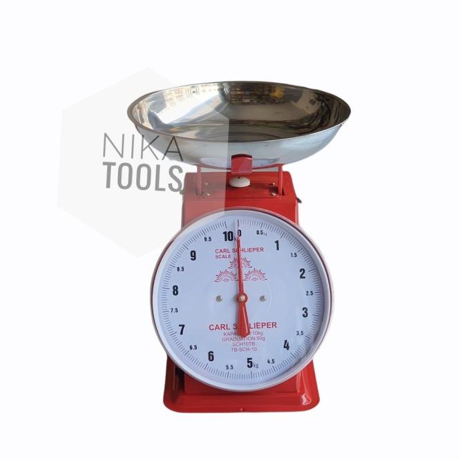 Ln821 Timbangan Kue Manual Bulat Sayur Dapur Besi 10Kg 15Kg 20Kg