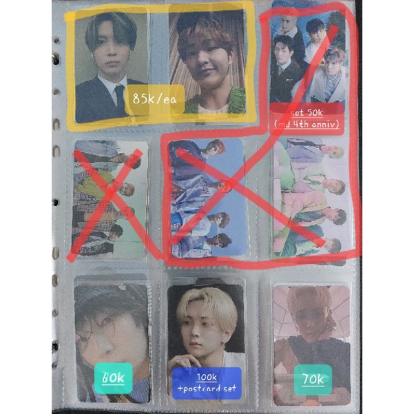 PC PHOTOCARD SHINEE ONEW JONGHYUN KEY MINHO TAEMIN