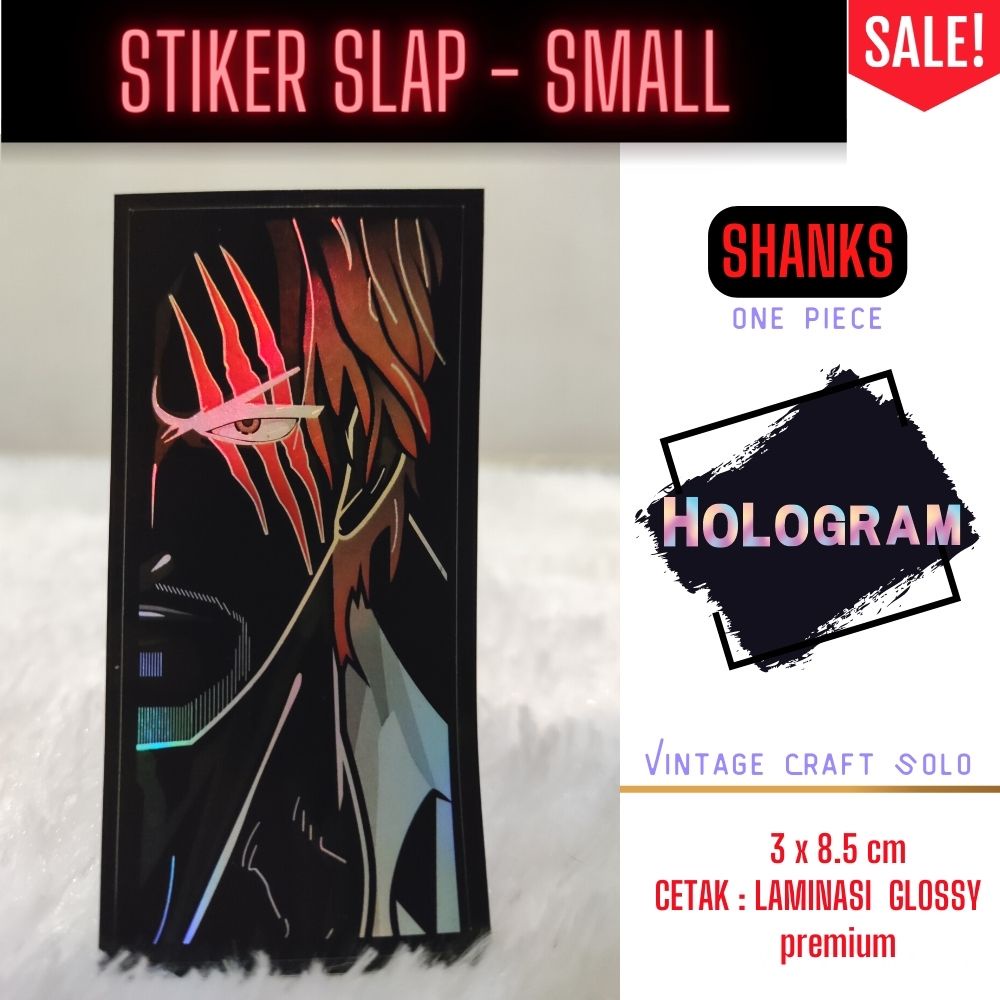 

Sticker Stiker Anime Laptop Slap SHANKS - ONEPIECE